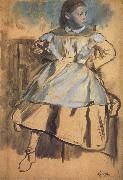 Edgar Degas Glulia Bellelli,Study for the belletti Family oil painting on canvas